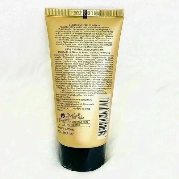 AHAVA 24k Gold Mineral Mud Mask - Picture 4 of 4